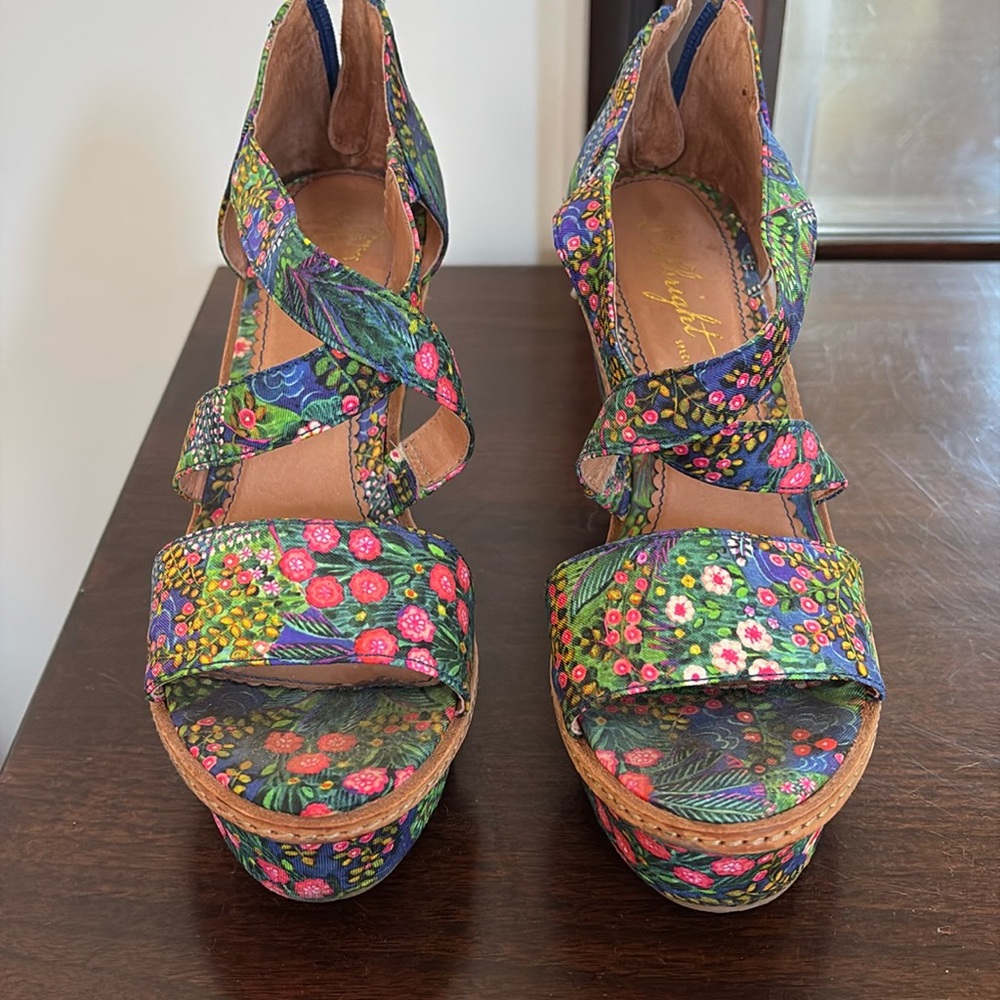 Miss Albright floral Platform from Anthropologie